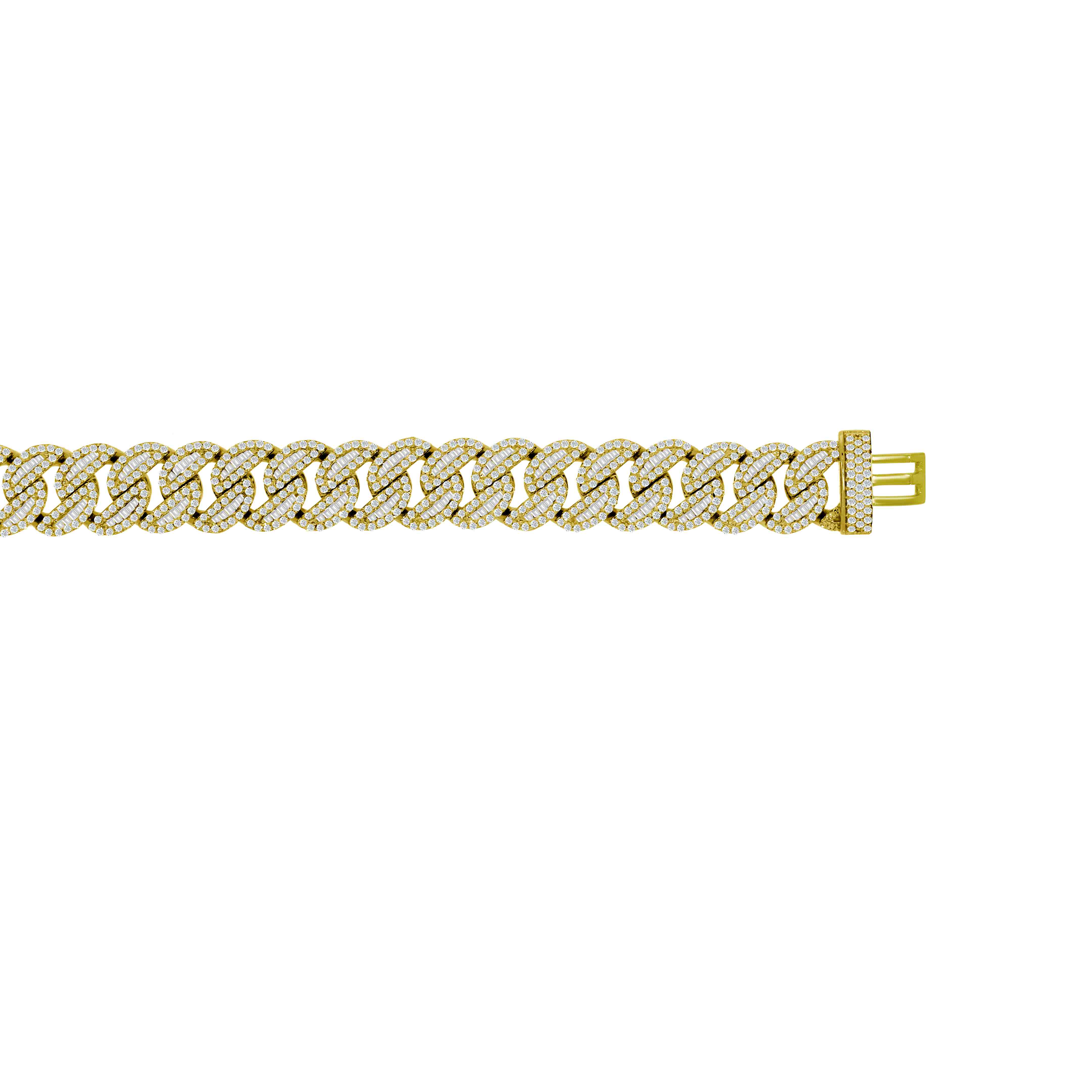 Diamond Cuban Link Brecelet BR90909AL8